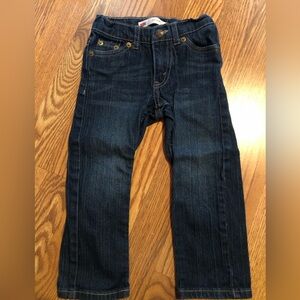 Boys Levi Strauss 511 Blue Jeans Size 2T Very Nice!!